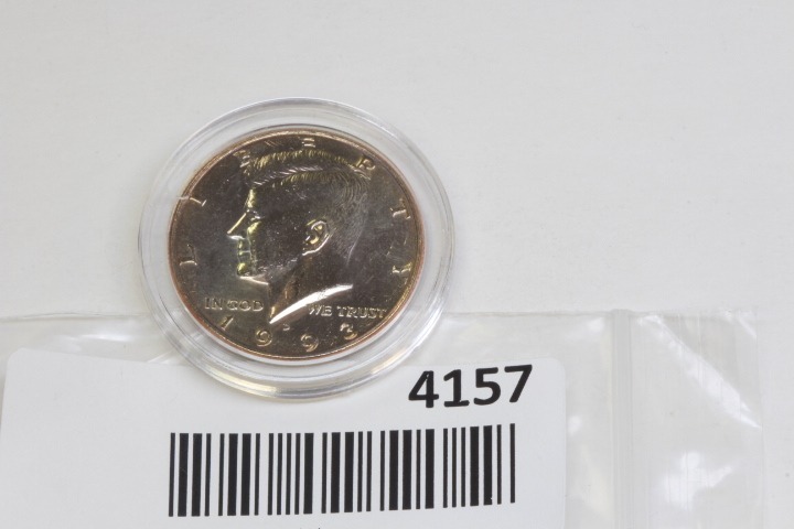 lot 4157 image: 1993 Kennedy Half Dollar UNC