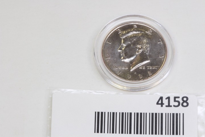 lot 4158 image: 1998 D Kennedy Half Dollar UNC
