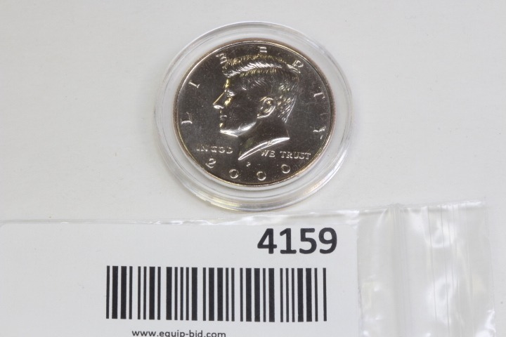 lot 4159 image: 2000 P Kennedy Half Dollar UNC