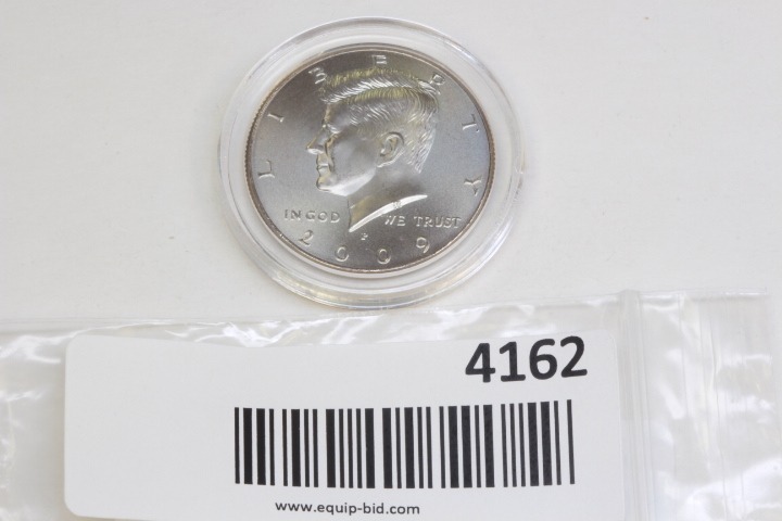 lot 4162 image: 2009 P Kennedy Half Dollar UNC