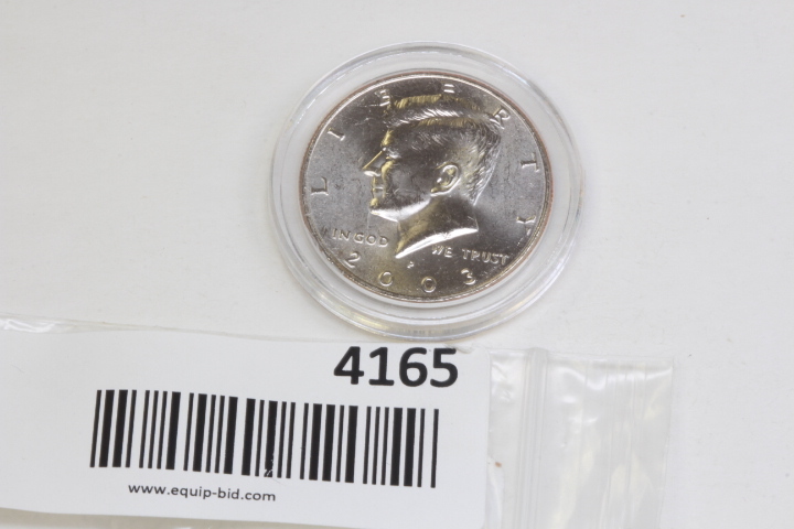 lot 4165 image: 2003 Philadelphia Kennedy Half Dollar UNC