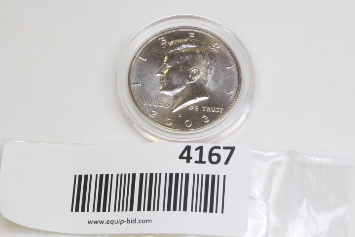 lot 4167 image: 2003 Denver Kennedy Half Dollar UNC