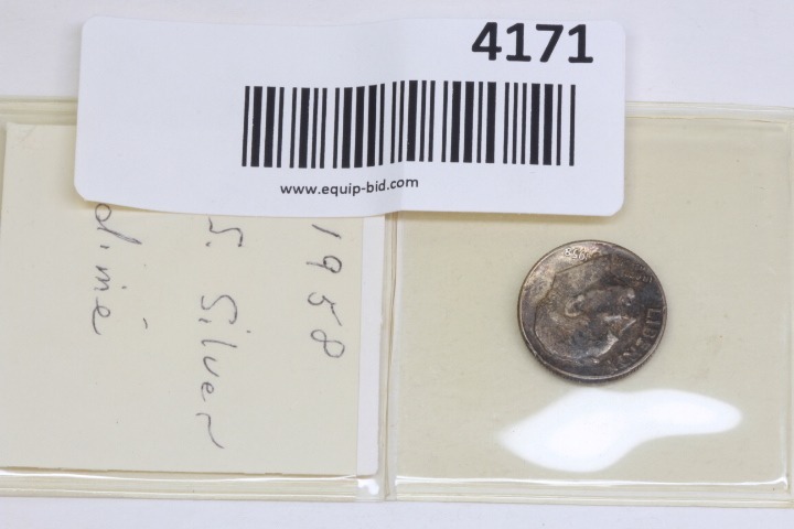 lot 4171 image: 1958 D Roosevelt dime