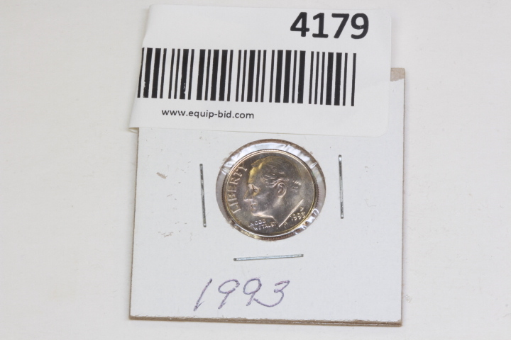 lot 4179 image: 1993 Dime UNC