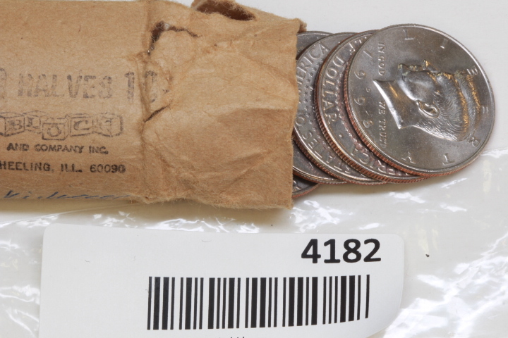 lot 4182 image: 19 Kennedy Halves 1971 & up