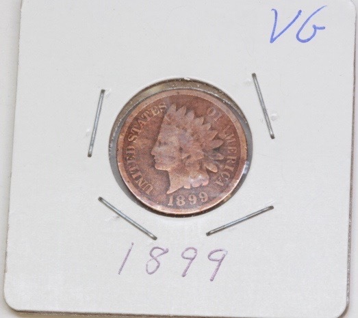 lot 4205 image: 1899 Indian Head Penny