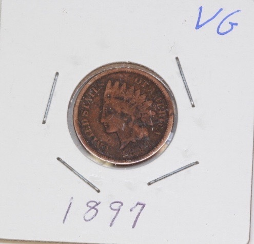 lot 4208 image: 1897 VG Indian Head