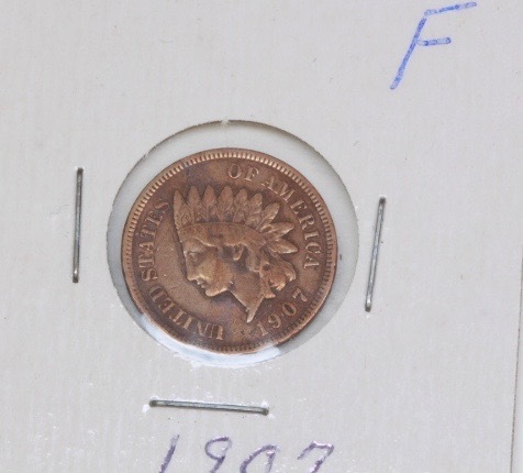lot 4212 image: 1907 Indian Head Penny
