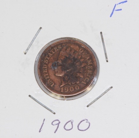 lot 4213 image: 1900 Indian Head Penny