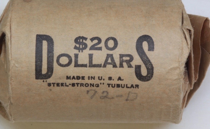 lot 4215 image: $20- 1972D Ike Dollars