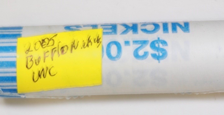 lot 4218 image: 2005 Uncirculated Buffalo nickels