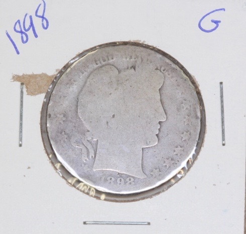 lot 4220 image: 1898 Barber Half