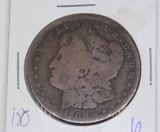 lot 4225 image: 1900 Morgan Silver Dollar