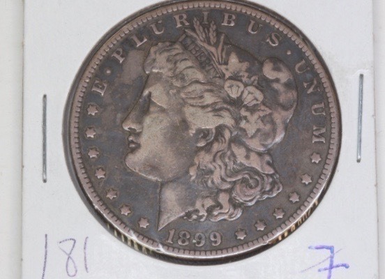 lot 4226 image: 1899 Morgan Silver Dollar