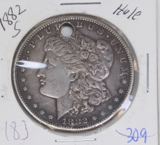 lot 4228 image: 1882 S Morgan Silver Dollar