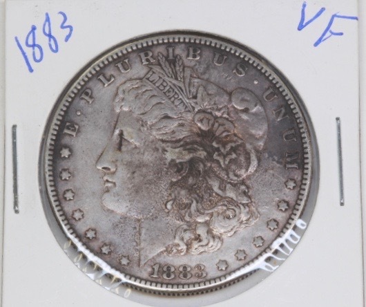 lot 4231 image: 1883 Morgan Silver Dollar VF