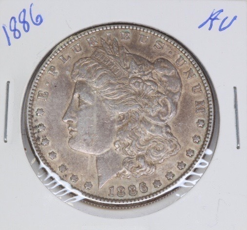 lot 4232 image: 1886 Morgan Silver Dollar