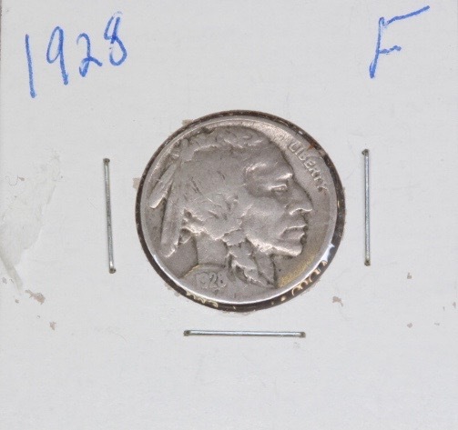 lot 4247 image: 1928 Buffalo Nickel
