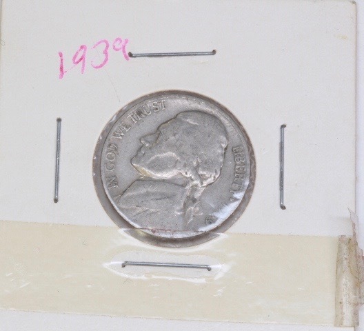 lot 4251 image: 1939 Jefferson Nickel