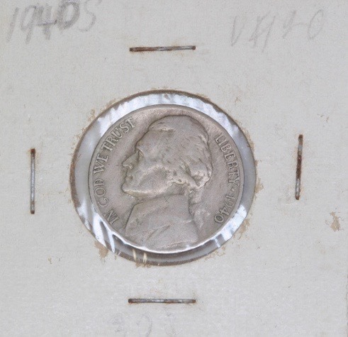 lot 4252 image: 1940 S Jefferson Nickel