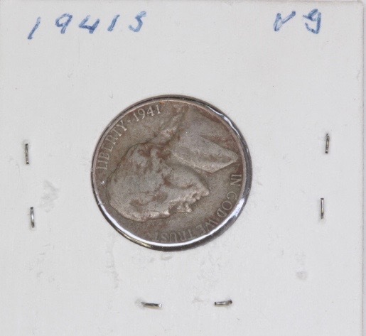 lot 4254 image: 1941 S Jefferson Nickel