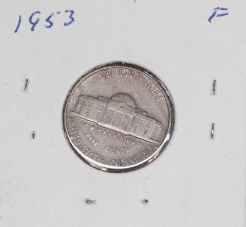 lot 4261 image: 1953 Fine nickel