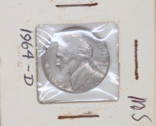 lot 4266 image: 1964-D Jefferson Nickel MS