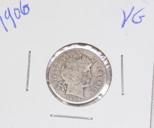 lot 4271 image: 1906 Barber dime