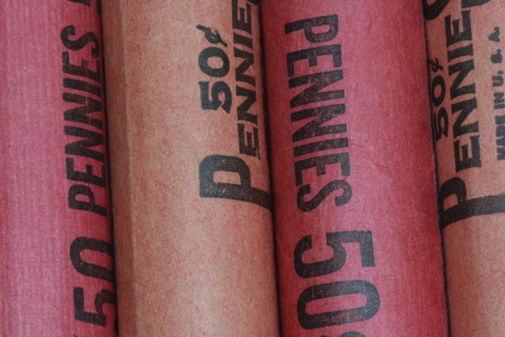 lot 4411 image: 200 Wheat pennies Mix dates and mints