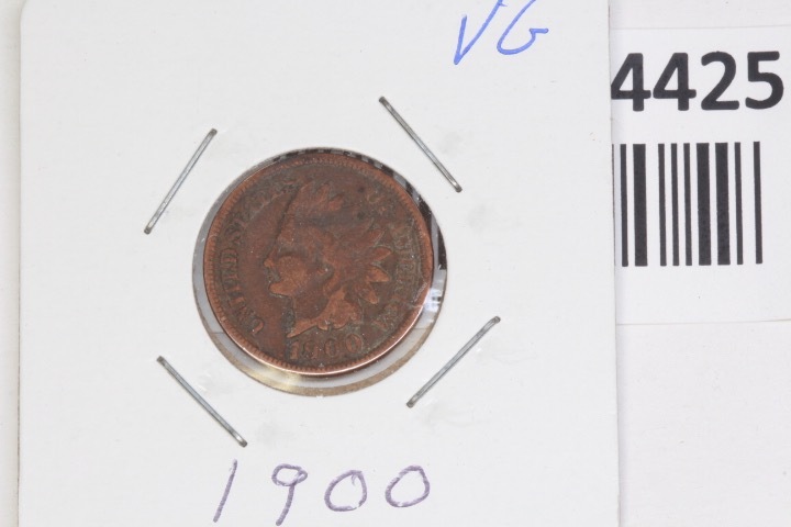 lot 4425 image: 1900 Indian Head Penny