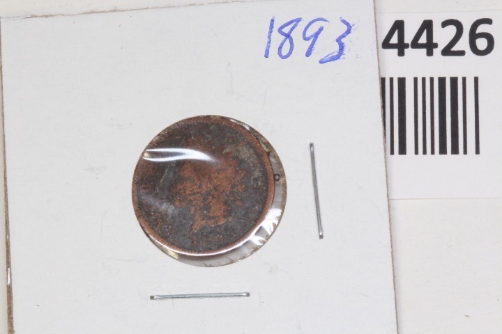 lot 4426 image: 1893 Indian head penny
