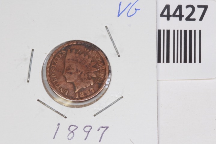 lot 4427 image: 1899 Indian Head Penny