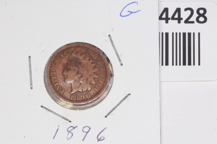 lot 4428 image: 1896 Indian head penny