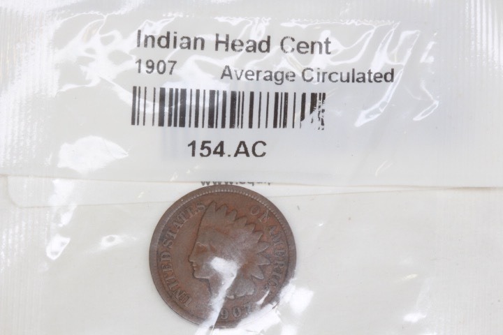 lot 4431 image: 1907 Indian head penny