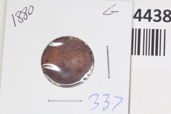 lot 4438 image: 1880 Indian head Penny