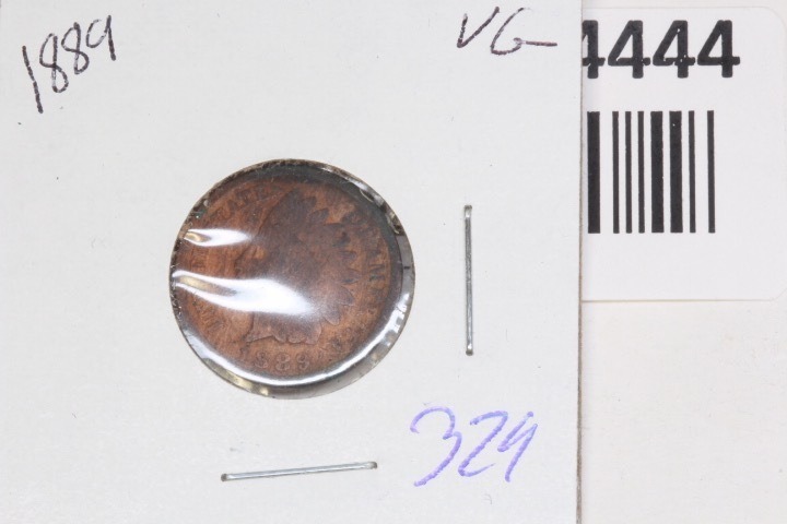lot 4444 image: 1889 Indian head Penny