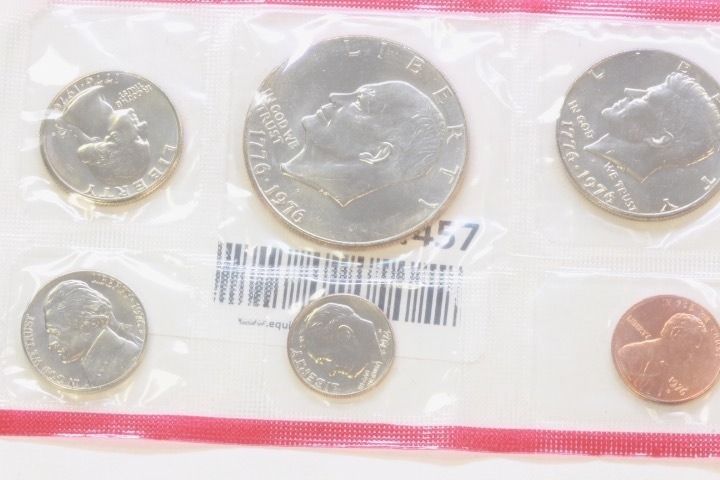 lot 4457 image: 200 year coin set 1776-1976
