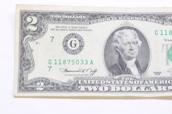 lot 4459 image: 1976 $2 bill