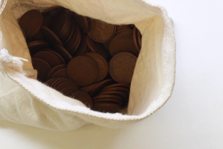 lot 4467 image: 258-S-Wheat pennies