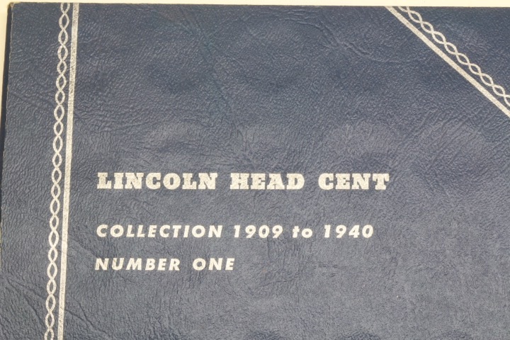lot 4470 image: Lincoln Head Cent set 1909-1940 x43