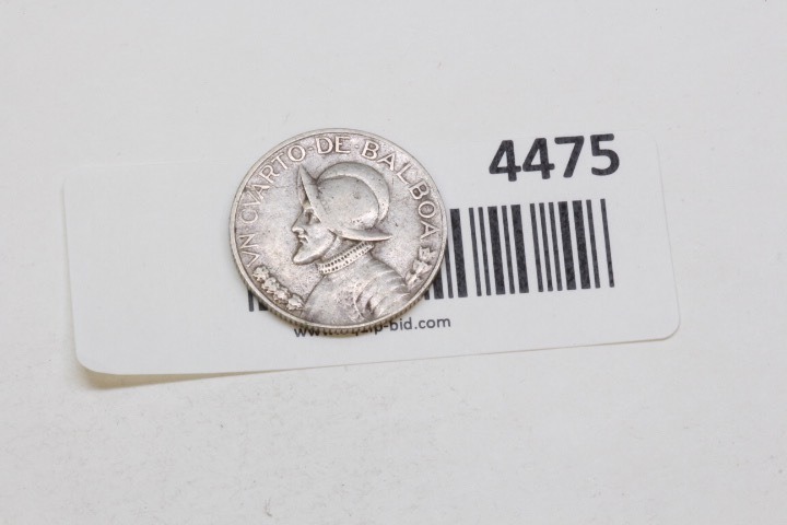 lot 4475 image: 1932 Balboa Panamanian coin