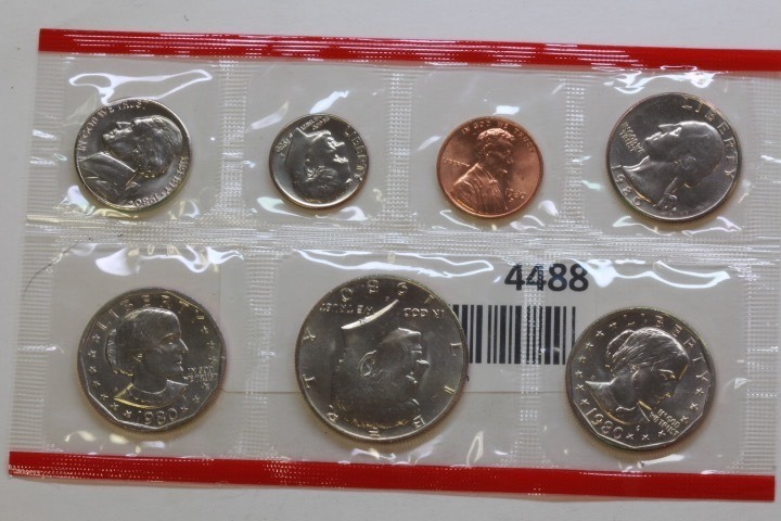 lot 4488 image: 1980 Coin Set