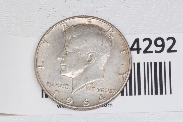 lot 4292 image: 1964 Kennedy half dollar