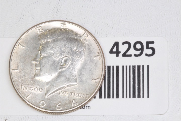 lot 4295 image: 1964 Kennedy half dollar