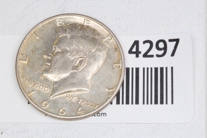 lot 4297 image: 1964 Kennedy half dollar