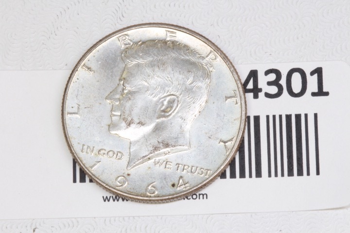 lot 4301 image: 1964 Kennedy half dollar