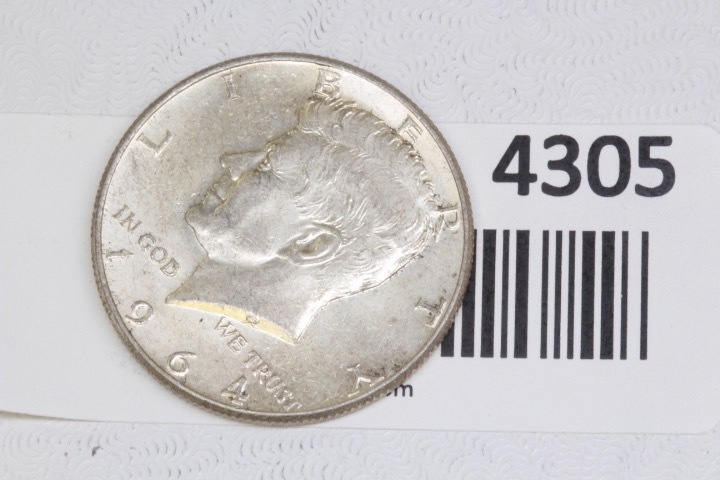 lot 4305 image: 5- 1964 Kennedy Halves