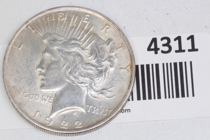 lot 4311 image: 1922 Peace Dollar