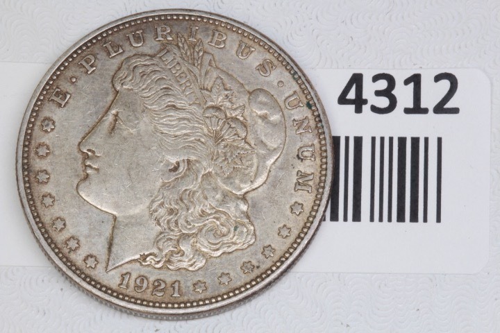 lot 4312 image: 1921 Morgan Dollar