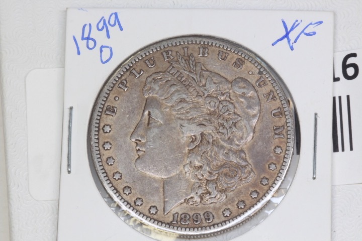 lot 4316 image: 1899 O Morgan Silver Dollar, XF